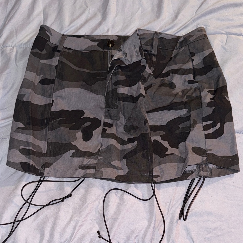 Camouflage Mini Skirt